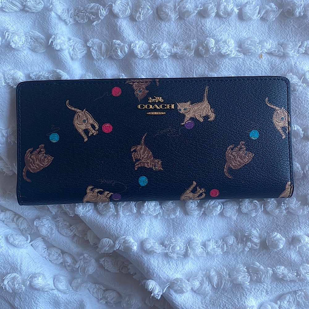 Coach Wallet With Kittens